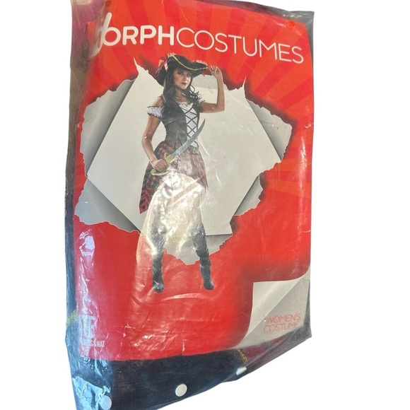 Morphe Other - Morphe Women's Pirate Costume - Red and Black